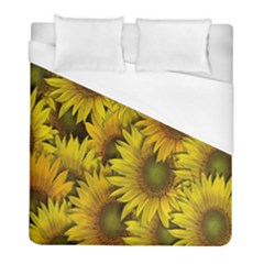 Surreal Sunflowers Duvet Cover (full/ Double Size) by retrotoomoderndesigns