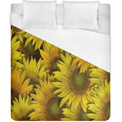 Surreal Sunflowers Duvet Cover (california King Size) by retrotoomoderndesigns