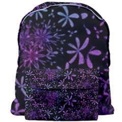 Retro Lilac Pattern Giant Full Print Backpack