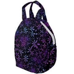 Retro Lilac Pattern Travel Backpacks