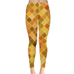 Square Pattern Diagonal Leggings  by Mariart