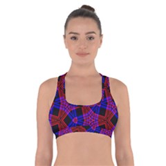 Pattern Line Cross Back Sports Bra