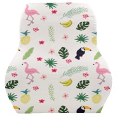 Tropical Vector Elements Peacock Car Seat Back Cushion 