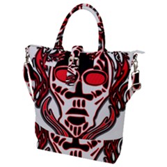 Visual Arts Skull Buckle Top Tote Bag