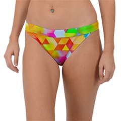 Watercolor Paint Blend Band Bikini Bottom