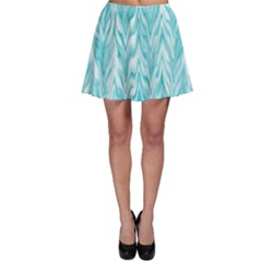 Zigzag Backdrop Pattern Skater Skirt