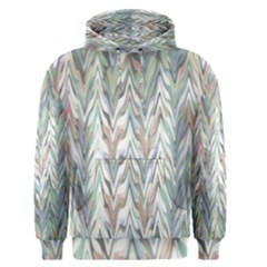 Zigzag Backdrop Pattern Grey Men s Pullover Hoodie