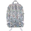 Zigzag Backdrop Pattern Grey Classic Backpack View3