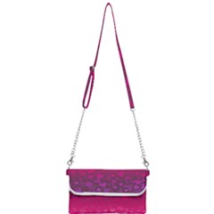 Purple Pink Hearts  Mini Crossbody Handbag by LoolyElzayat