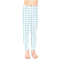 Blue Gingham Kids  Legging by retrotoomoderndesigns