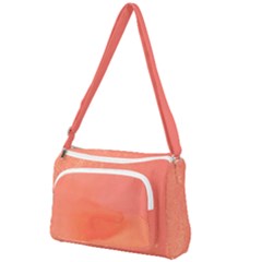 Coral Kissed Front Pocket Crossbody Bag