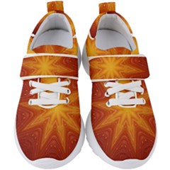 Fractal Wallpaper Colorful Abstract Kids  Velcro Strap Shoes