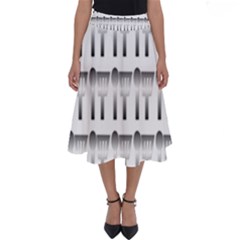 Kitchen Background Spatula Perfect Length Midi Skirt