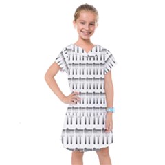 Kitchen Background Spatula Kids  Drop Waist Dress