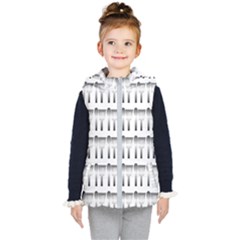 Kitchen Background Spatula Kids  Hooded Puffer Vest by Mariart