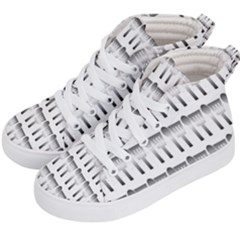 Kitchen Background Spatula Kids  Hi-Top Skate Sneakers