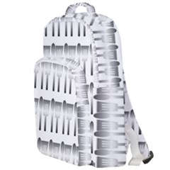 Kitchen Background Spatula Double Compartment Backpack