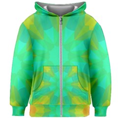 Kaleidoscope Background Kids  Zipper Hoodie Without Drawstring