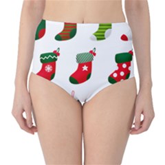 Christmas Stocking Candle Classic High-waist Bikini Bottoms
