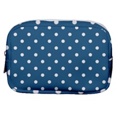 Polka Dot - Turquoise  Make Up Pouch (small) by WensdaiAmbrose