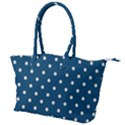 Polka Dot - Turquoise  Canvas Shoulder Bag View1