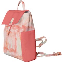 Coral Marble Buckle Everyday Backpack