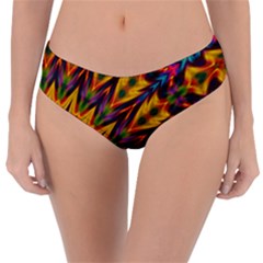 Background Abstract Texture Chevron Reversible Classic Bikini Bottoms