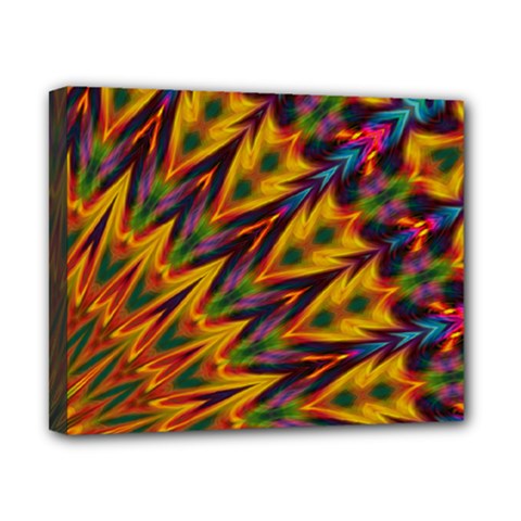 Background Abstract Texture Chevron Canvas 10  X 8  (stretched)