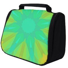 Kaleidoscope Background Green Full Print Travel Pouch (big) by Mariart