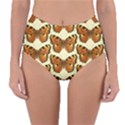 Butterflies Insects Reversible High-Waist Bikini Bottoms View1