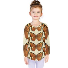 Butterflies Insects Kids  Long Sleeve Tee
