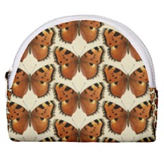 Butterflies Insects Horseshoe Style Canvas Pouch