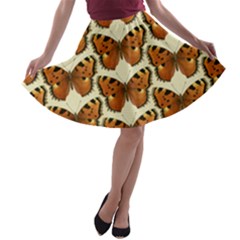 Butterflies Insects A-line Skater Skirt by Mariart