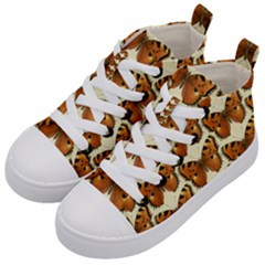 Butterflies Insects Kids  Mid-top Canvas Sneakers