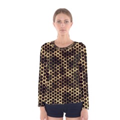 Honeycomb Beehive Nature Women s Long Sleeve Tee