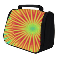 Kaleidoscope Background Mandala Red,green Sun Full Print Travel Pouch (small) by Mariart