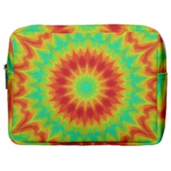 Kaleidoscope Background Red Yellow Make Up Pouch (large) by Mariart