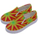 Kaleidoscope Background Star Kids  Canvas Slip Ons View2