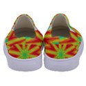 Kaleidoscope Background Star Kids  Canvas Slip Ons View4