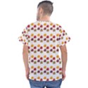 Autumn Leaves Men s V-Neck Scrub Top View2