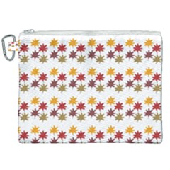 Autumn Leaves Canvas Cosmetic Bag (xxl) by Mariart