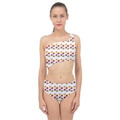 Autumn Leaves Spliced Up Two Piece Swimsuit