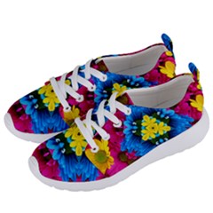 Flowers Kaleidoscope Mandala Women s Lightweight Sports Shoes by Mariart