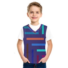 Line Background Abstract Kids  Sportswear