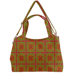 Western Pattern Backdrop Double Compartment Shoulder Bag by Mariart