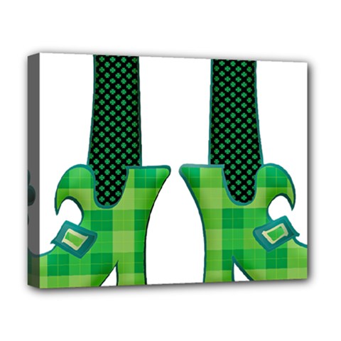 Saint Patrick S Day March Deluxe Canvas 20  X 16  (stretched) by Mariart