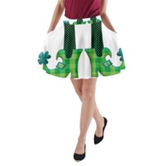 Saint Patrick S Day March A-line Pocket Skirt by Mariart
