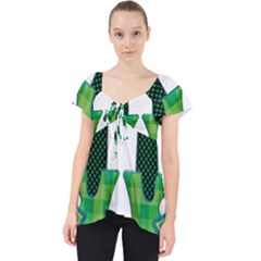 Saint Patrick S Day March Lace Front Dolly Top by Mariart
