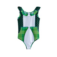 Saint Patrick S Day March Kids  Frill Swimsuit by Mariart