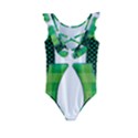 Saint Patrick S Day March Kids  Frill Swimsuit View2